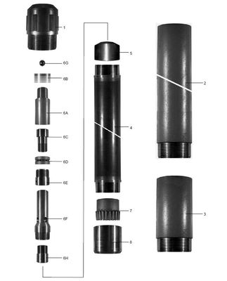 ثلاثية برميل بندقية 3C 4C 6C 8C 10C أدوات حفر الماس